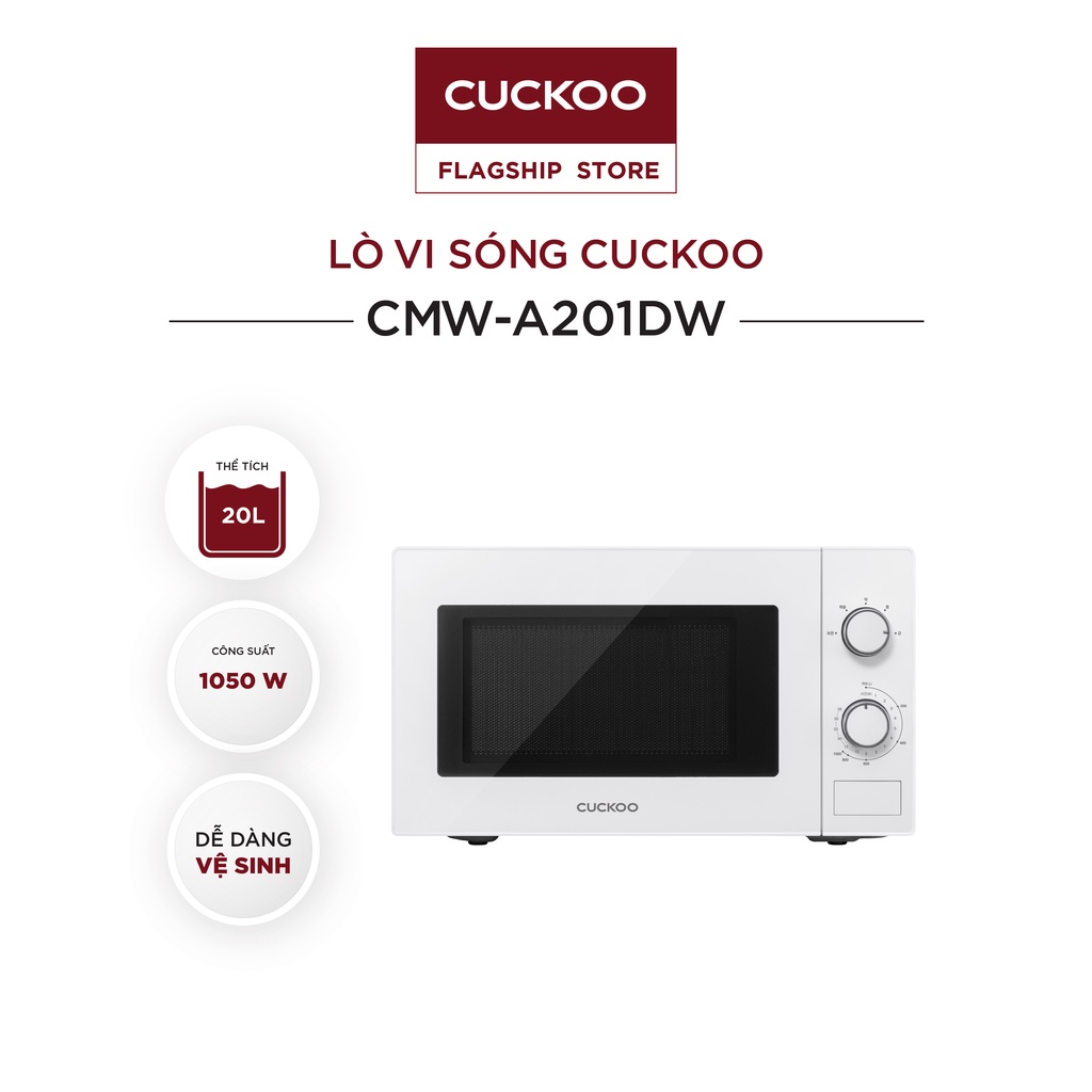 Lò vi sóng Cuckoo 20 lít CMW-A201D Hàng chính hãng Cao Cấp