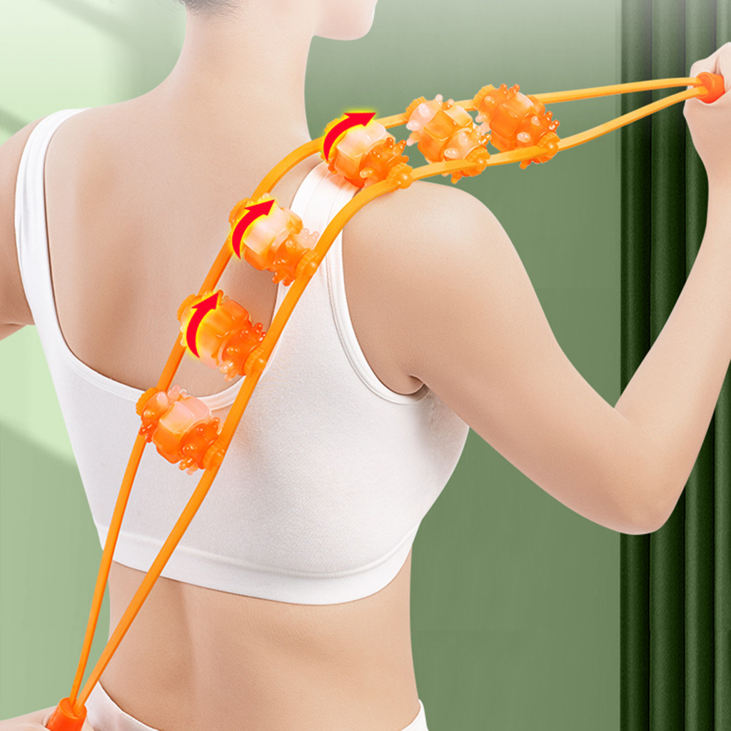 Dụng Cụ Lăn Mát Xa Lưng Vai Và Cột Sống Tiện Dụng