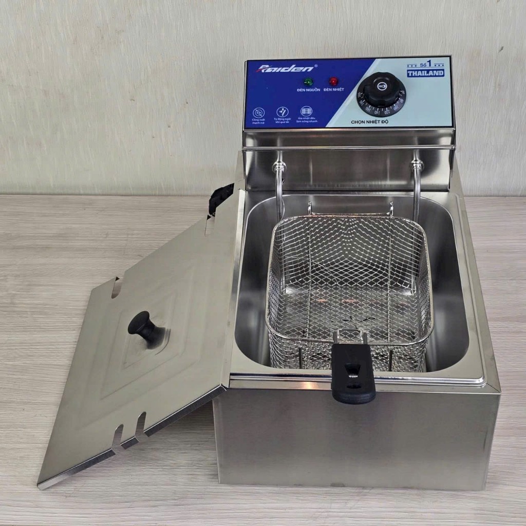 Bếp chiên nhúng đơn ngập dầu Raiden RD-1106 - Dung tích 6 lít Siêu Hot